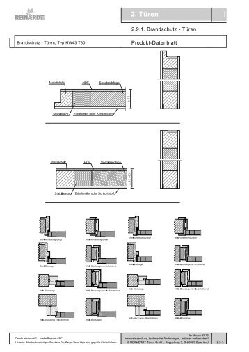 HW43 T30-1 - REINÃRDT TÃ¼ren GmbH