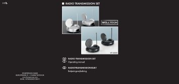 RADIO TRANSMISSION SET - Kompernass