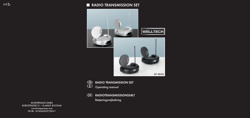 RADIO TRANSMISSION SET - Kompernass