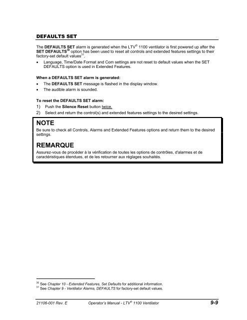 LTV 1100 Operator Manual - CareFusion