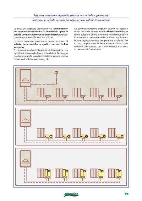 gli impianti a valvole termostatiche - Caleffi