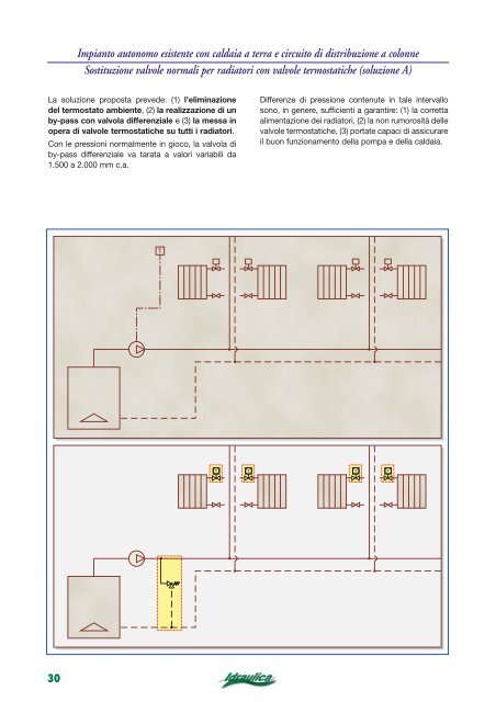 gli impianti a valvole termostatiche - Caleffi