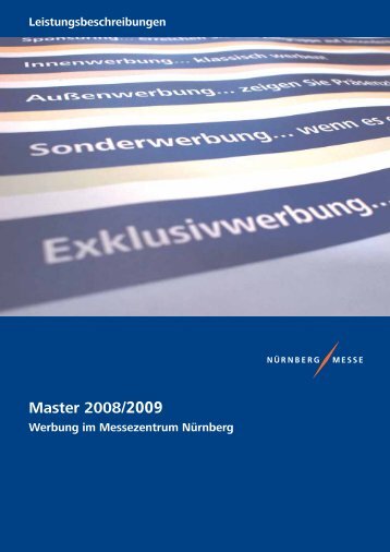 Download Leistungsbeschreibung - NürnbergMesse