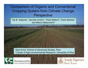 Comparison of Organic and Conventional Cropping System from ...