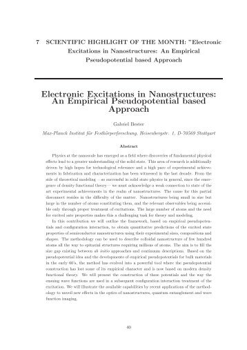 An Empirical Pseudopotential based Approach - Psi-k