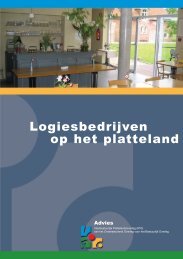 Logiesbedrijven op het platteland - Vlaamse Landmaatschappij