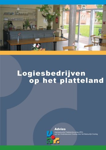 Logiesbedrijven op het platteland - Vlaamse Landmaatschappij