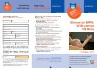 Elternstart NRW: Willkommen mit Baby - Familienforum Edith Stein