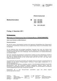 P Medieninformation Freitag, 2. Dezember 2011 ... - Torgauer Zeitung