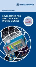 LEVEL METER FOR ANALOGUE AND DIGITAL SIGNALS