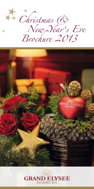 Christmas & New Year's Eve Brochure 2013 - Grand Elysée Hotel ...
