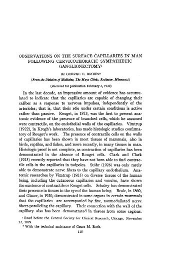 caliber as a response to nervous impulses, independently of the ...