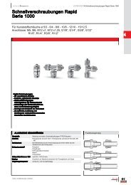 4 Schnellverschraubungen Rapid Serie 1000