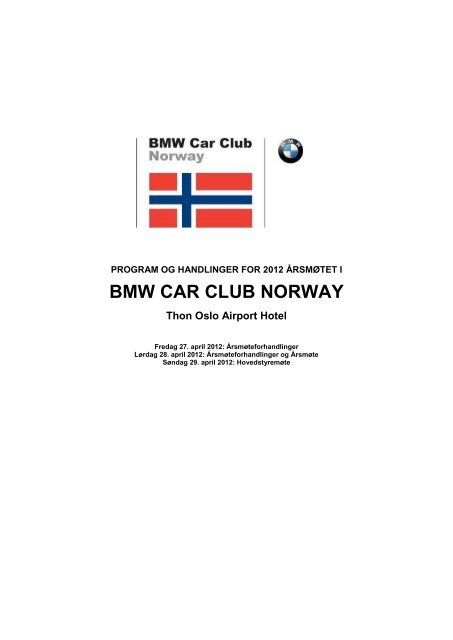 BMW CAR CLUB NORWAY