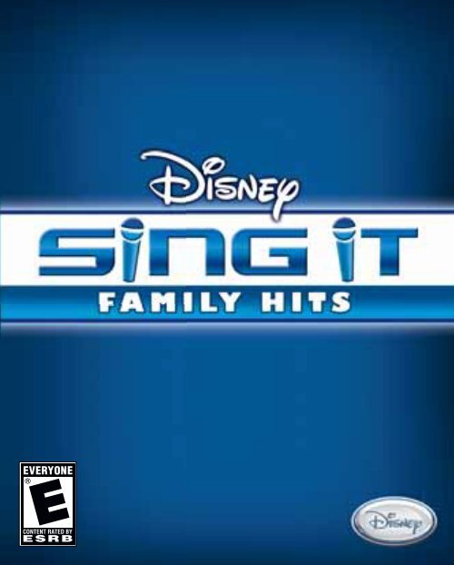 Disney Sing It: Family Hits (PlayStation 3)