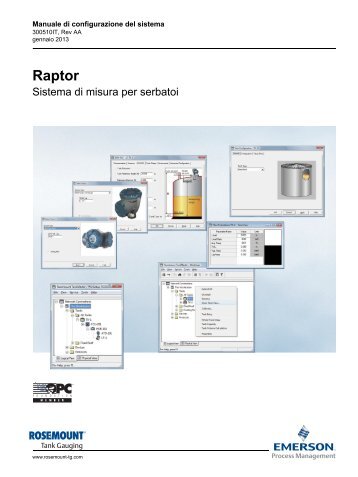 Sezione 2 Panoramica del sistema Raptor - Rosemount TankRadar