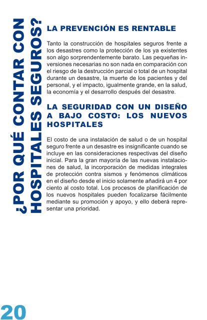 GuÃ­a prÃ¡ctica del programa hospital seguro - ProtecciÃ³n Civil