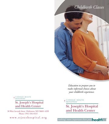 Childbirth Classes - St. Joseph's Hospital and Health Center