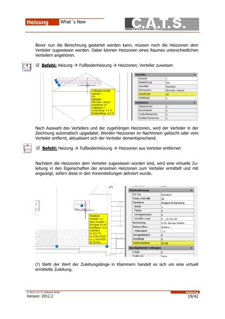 Heizung Inhaltsverzeichnis - CATS Software GmbH