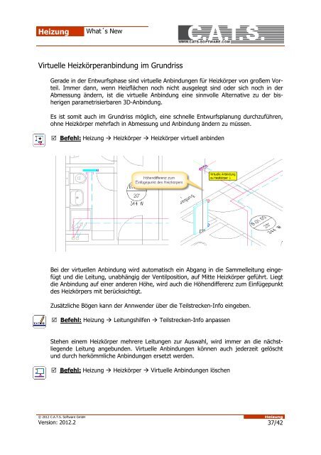 Heizung Inhaltsverzeichnis - CATS Software GmbH