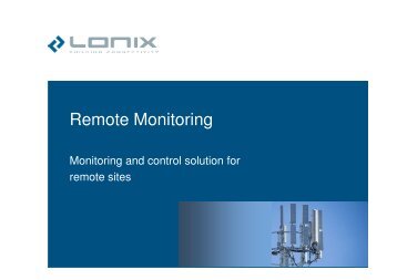 Remote Monitoring - LONIX