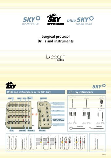 Surgical protocol Drills and instruments - bredent medical GmbH ...