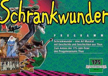 PROGRAMM Schrankwunder â€“ eine Art Musical mit Geschichte und ...