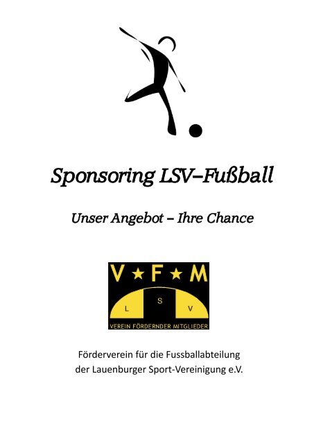 Sponsoring LSV - Fußball