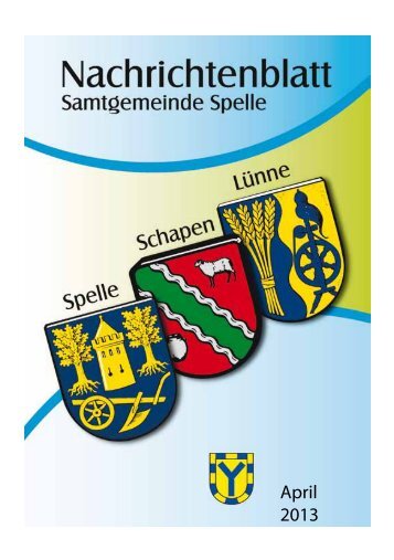 Nachrichtenblatt für April 2013 zu Download - Wir sind Spelle