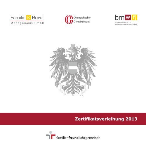 Booklet zur Zertifikatsverleihung - Österreichischer Gemeindebund