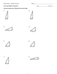 5 The Triangle Inequality Theorem Pdf Kuta Software