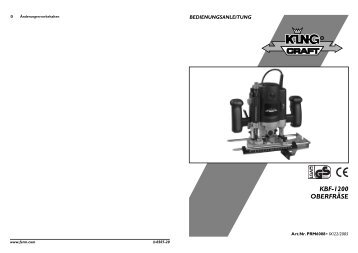 KBF-1200 OBERFRÄSE