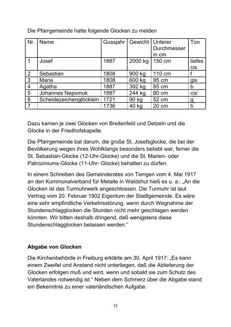 Der Ruf der Glocken Mai 2013 - Seelsorgeeinheit Tiengen ...