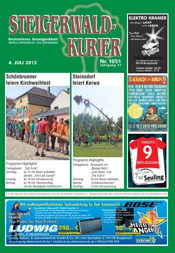 Ausgabe 1051 - Steigerwald-Kurier