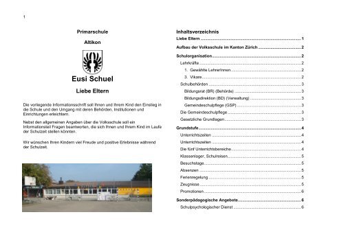 Informationen Altikon