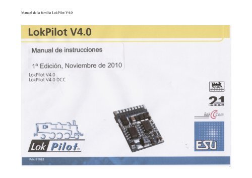 Esu 54615 Lok piloto v4.0 DCC decodificador digital con interfaz 21mtc nuevo 