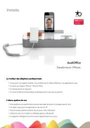 Fiche produit Invoxia AudiOffice - novaStore