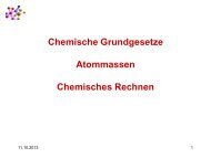 Chemische Grundgesetze