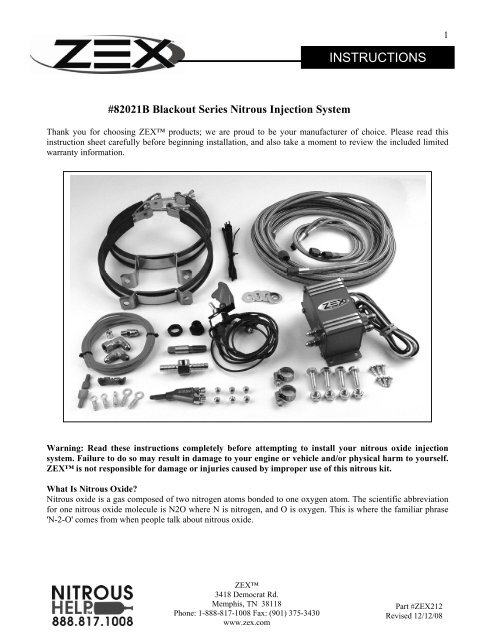Installation Instructions - Jegs