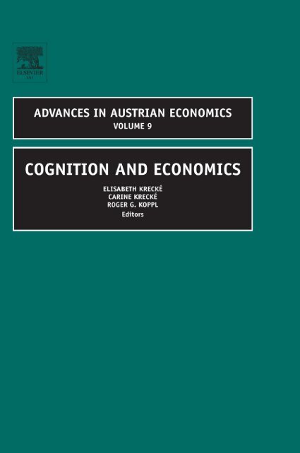 Cognitive Economics