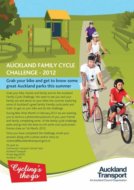 AucklAnd FAmily cycle chAllenge - 2012 - Auckland Transport