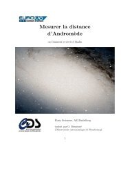 Mesurer la distance d'Androm`ede - INAF-OAT