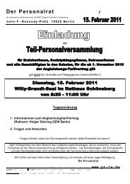 Der Personalrat - Personalrat Tempelhof-SchÃ¶neberg
