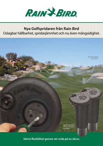 Rain Bird 700/751 Brochure - Rain Bird irrigation