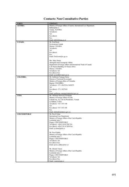 part iv additional documents from xxviii atcm - Antarctic Treaty ...