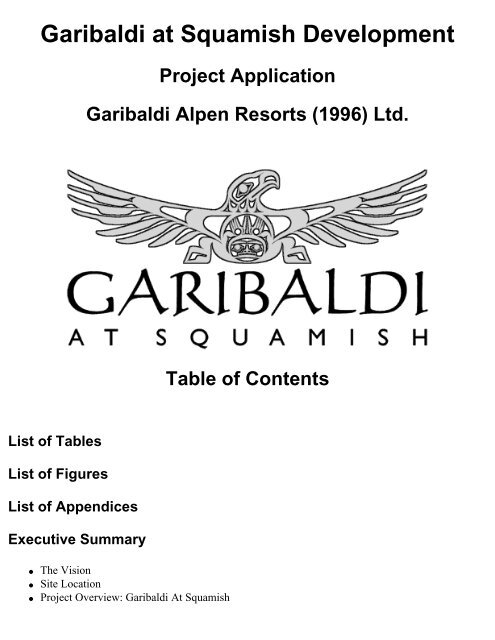 Garibaldi at Squamish Development - Skimap