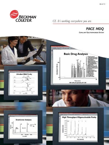 CE. It's working everywhere you are. P/ACE™ MDQ - Beckman Coulter
