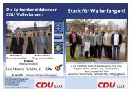 Broschüre Ortsrat Wallerfangen - CDU Saar