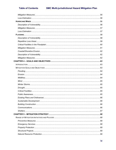 St. Mary's County Multi-Jurisdictional Hazard Mitigation Plan