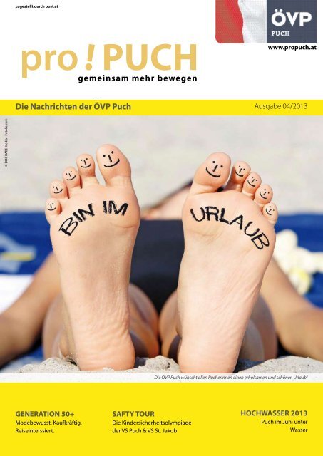 gemeinsam mehr bewegen Die Nachrichten der ÖVP Puch
